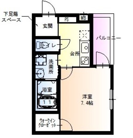 フジパレス灘I番館の物件間取画像